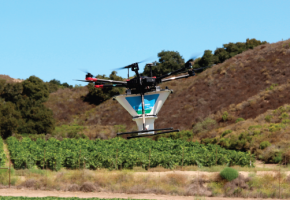 La pulvérisation de produits phytosanitaires par drone, facilitée